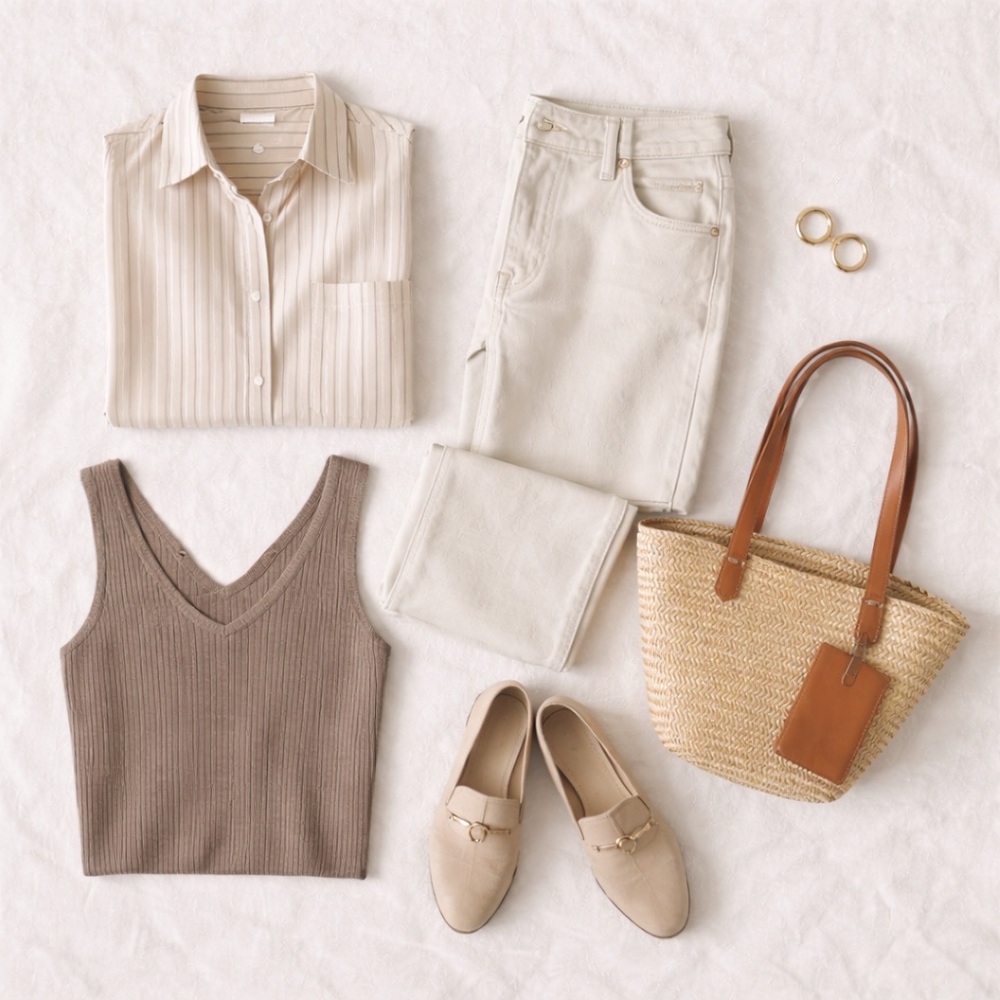Quiet Luxury Edit™ Curated Style Box | 5-7 Piece Elevated Capsule | Classic Chic - Picture 3 of 5